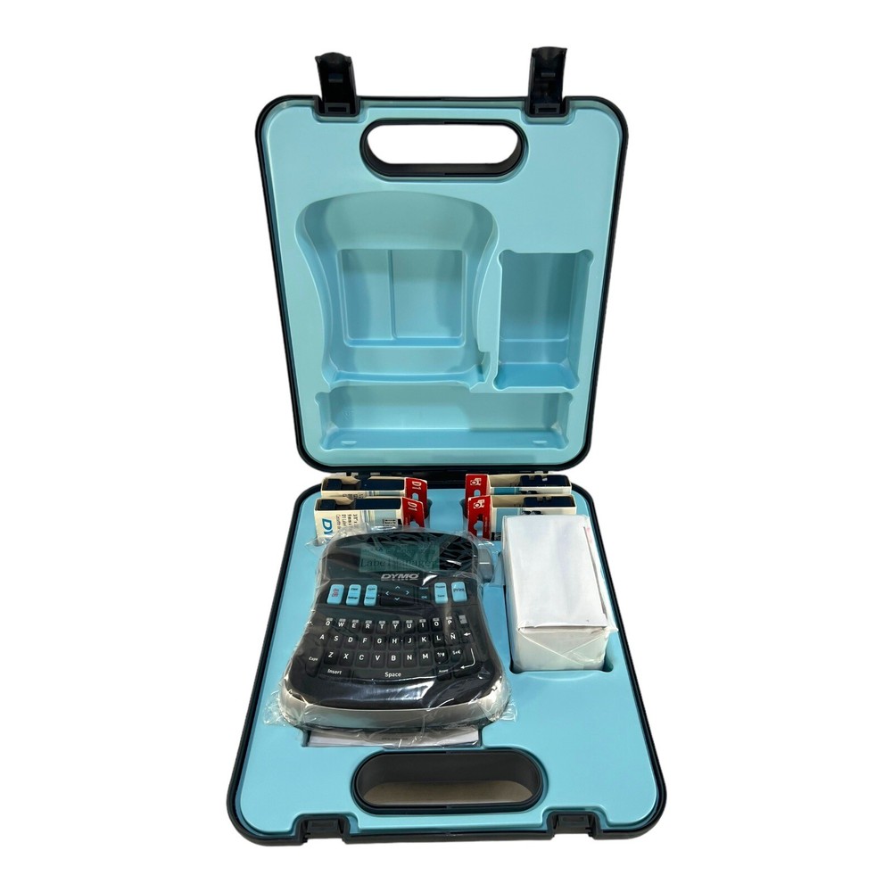 DYMO Label Maker Label Manager 210D Printer Case Bundle