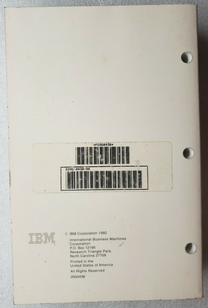 IBM Networking Services DOS Version 1.0 User's Guide and Reference Paperback