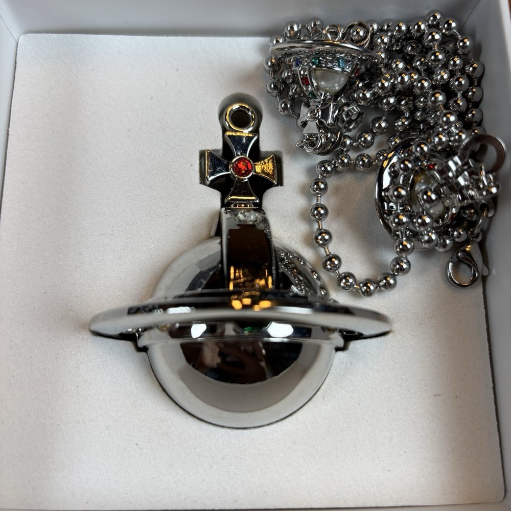 *US Seller* Nana Orb shape Lighter/ silver/ With Chains