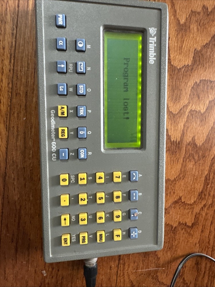 Trimble Geodimeter CU Controller Alpha 572242810 (program lost ! On the screen)