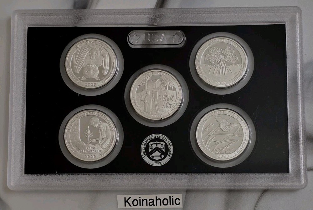 2020 S SILVER Proof Set + RARE W Reverse Proof Nickel, Pulled From Storage