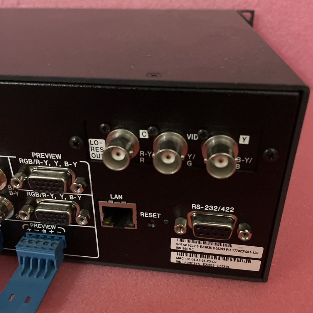 EXTRON ISS 506 INTEGRATION SEAMLESS SWITCHER