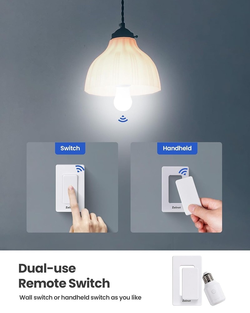 Wireless Light Switch for Pull Chain Lighting