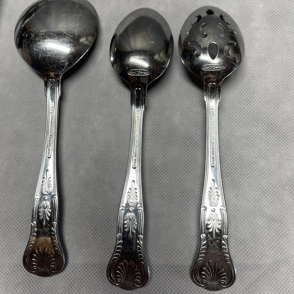 Reed & Barton KINGS 5 Pc 1824-1999 175th Select Stainless Serving Flatware Set