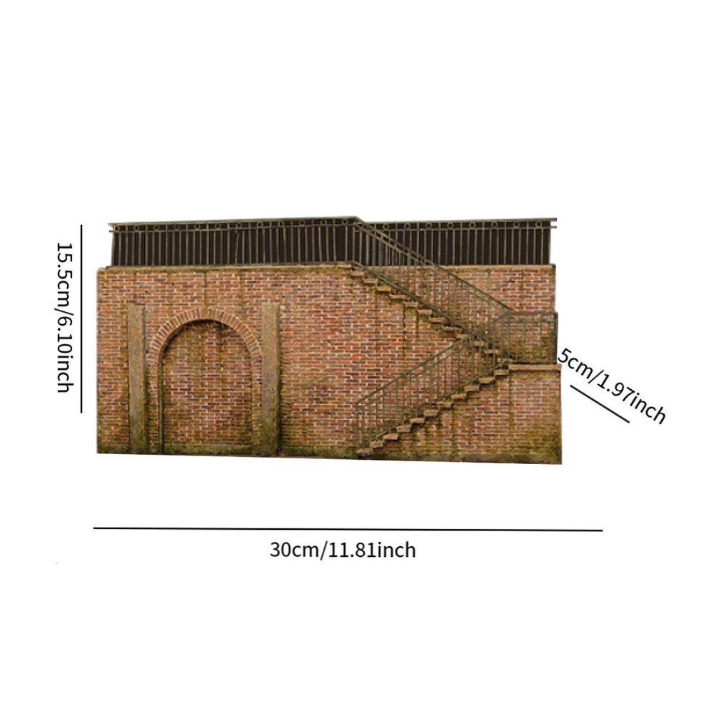 1/35 Building Model Kit Scenery Layout Easy Assembly Unpainted Open Air Workshop