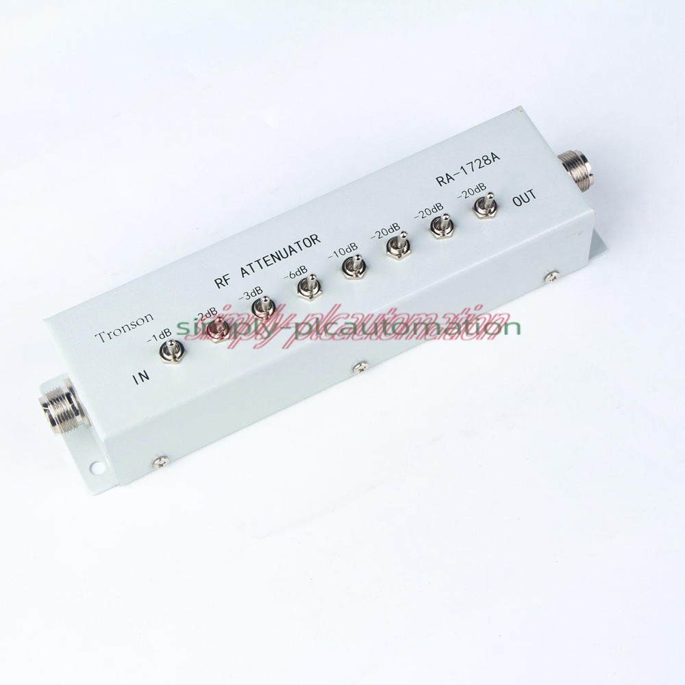 0 - 82DB VARIABLE/ STEP ATTENUATOR 50 OHM for Ham Radio Transmitter NEW