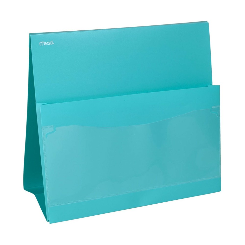 Mead Student ActivityHandout Tented Activity Folder Desktop Dispenser Teal