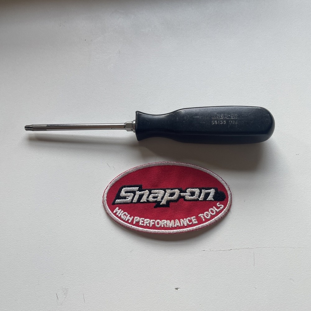 Snap-On Tools USA S6135 CARBURETOR ADJUSTMENT Screwdriver Black Handle.