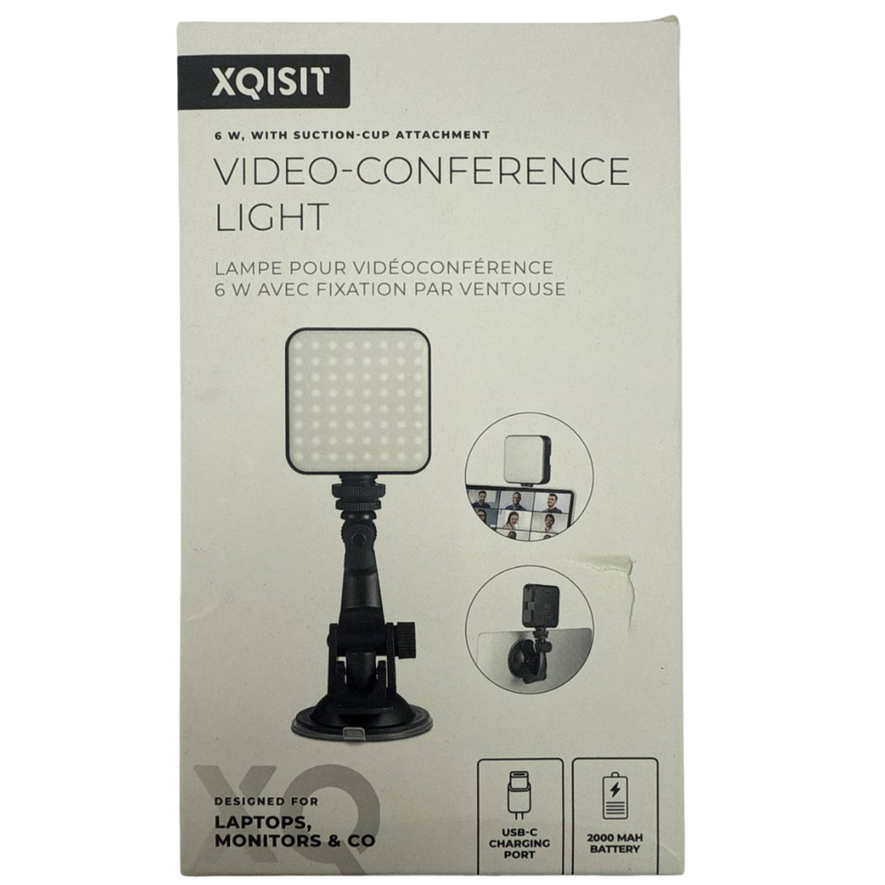 Video Conference Ring Light with Adjustable Brightness for Zoom and Streaming