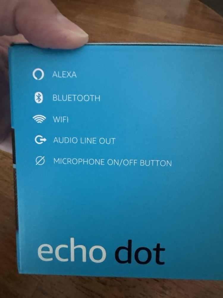 Amazon Echo Dot 3rd Generation Smart Speaker Charcoal New Sealed Box Alexa