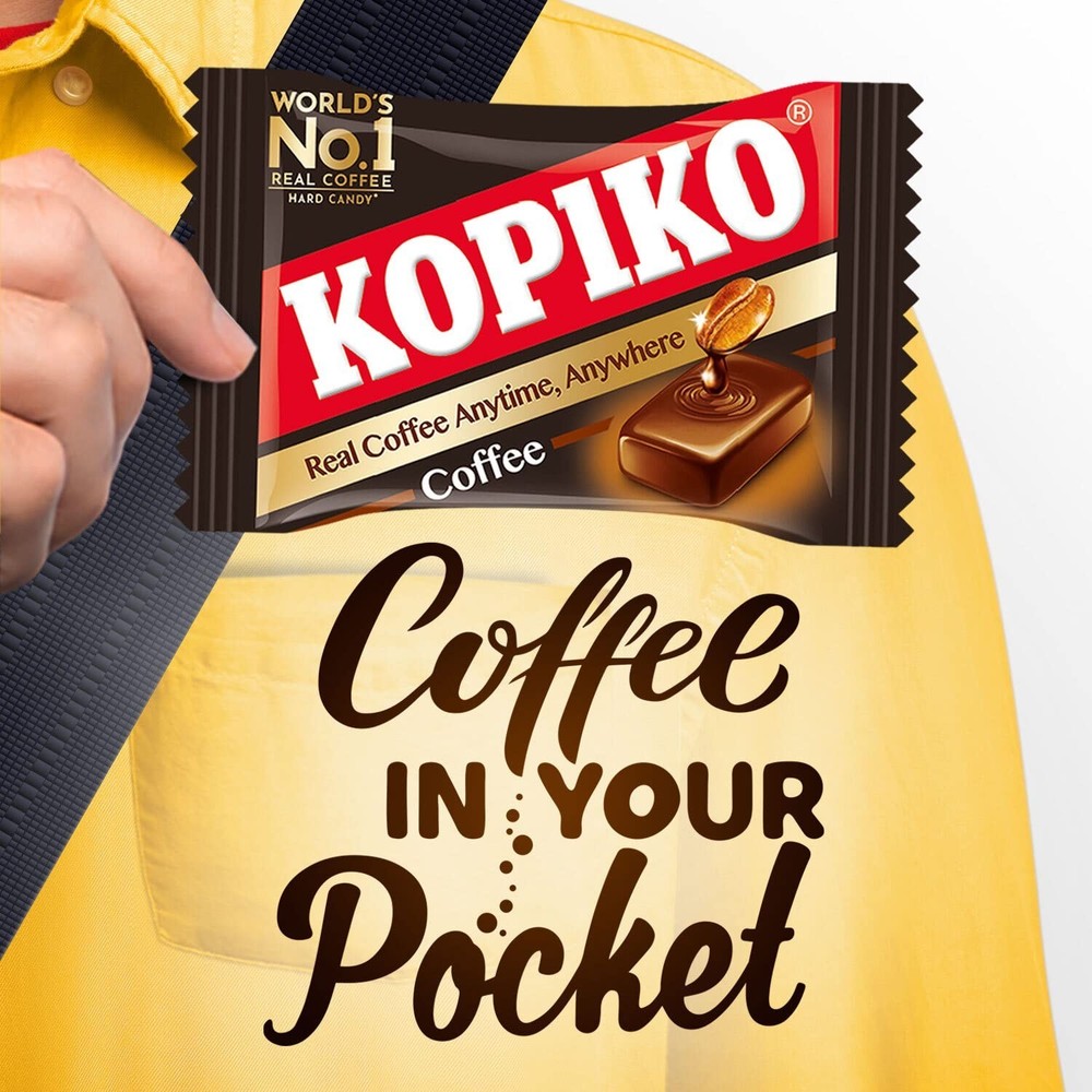 2Pack Bold-Tasty Hard Candy from Indonesia with Real Coffee Extract A Satisfyi