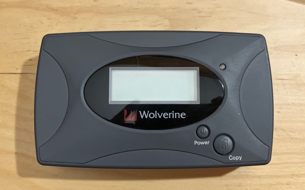 Wolverine Six Pac 6020 Battery Data Portable Storage 20gb W/case Untested
