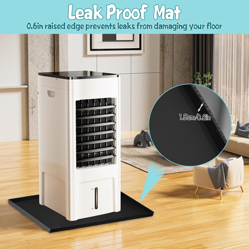 Portable Air Conditioner Drip Pan with Raised Edge