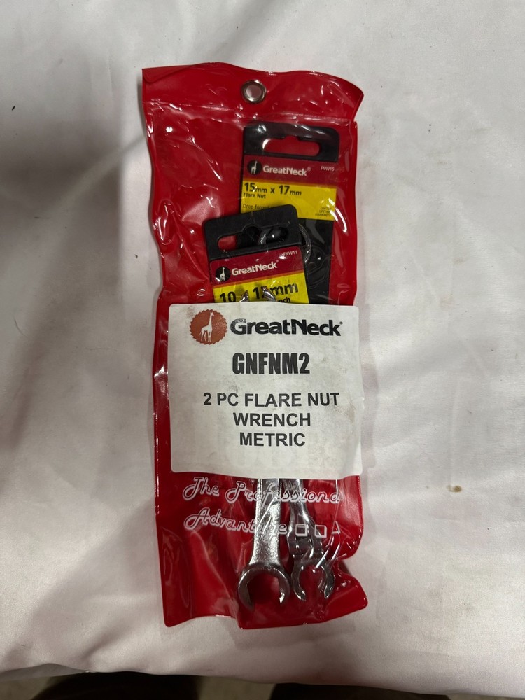 2PC Flare Nut Wrench Metric - GNFNM2