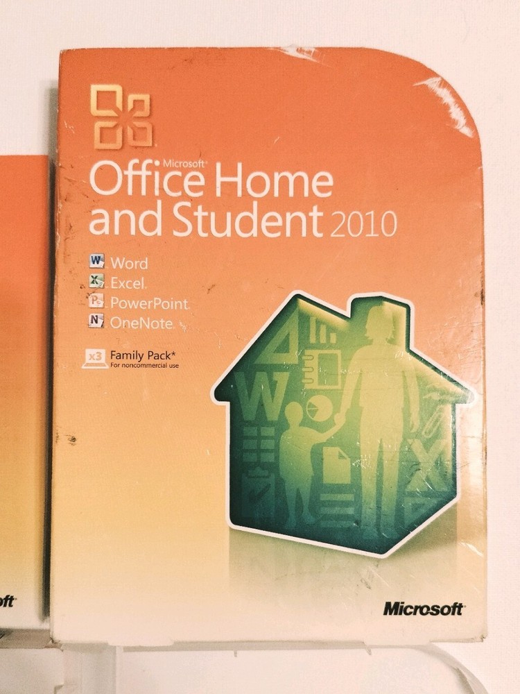 Microsoft Office Home And Student 2010, 3 Devices Words/Excel/PowerPoint/OneNote