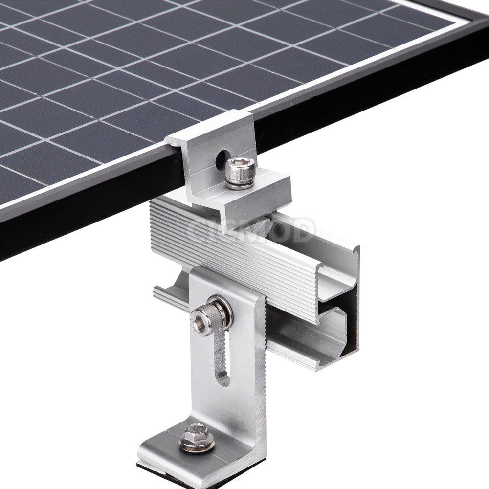 Solar Panel Roof Mount Brackets Kit Universal for 1-4Pack Solar Panels Mounting