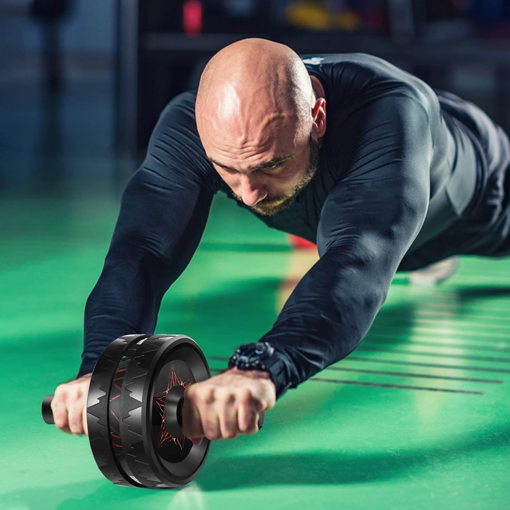AB Roller Wheel - Ab for Abdominal Workout and Core Strength black
