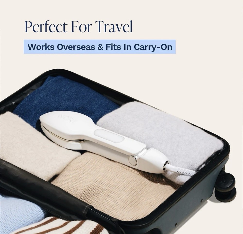 Nori Handheld Press Steam Iron, White