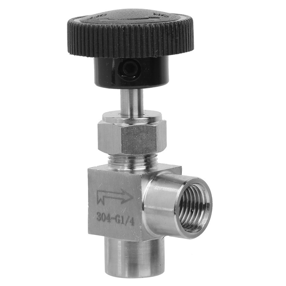 3 Pack BSPP Female Thread Needle Valves Durable High Pressure For Water Transmis