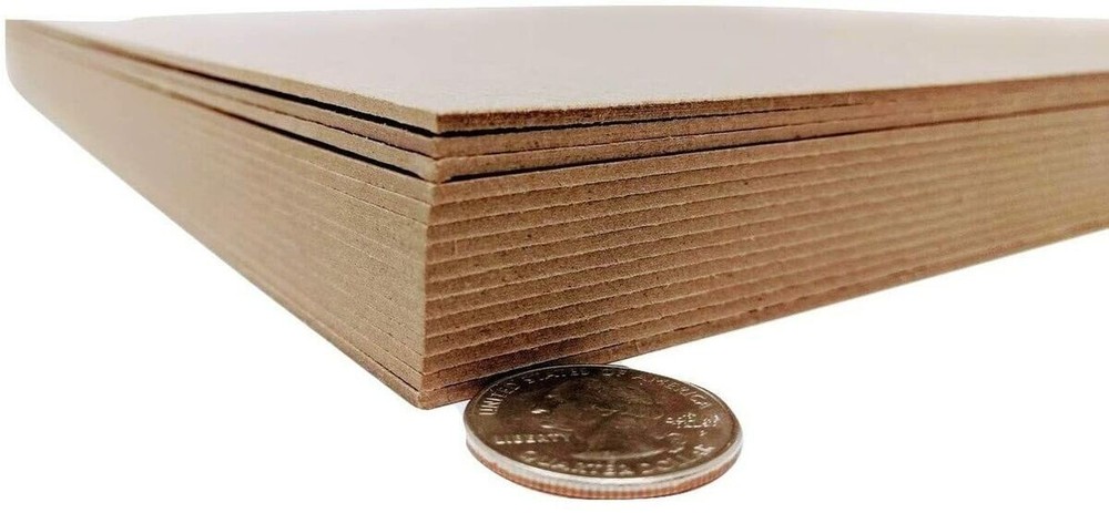 70Pt Chipboard Sheets 12"x12" – 25 Pack Heavy Duty Scrapbook Kraft Board