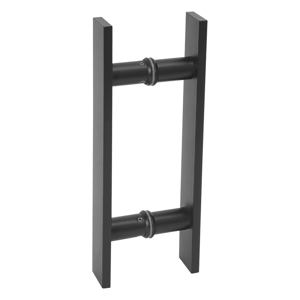 Sliding door handle stainless steel - matte black