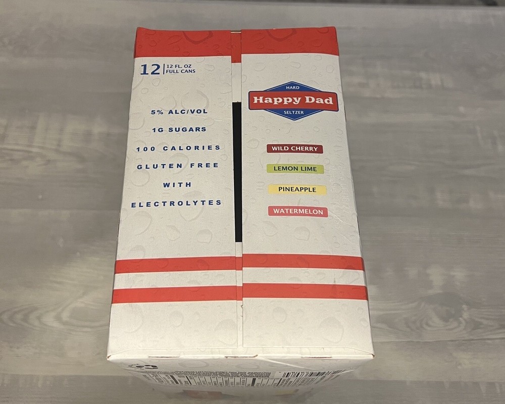 Kyle Forgeard & Aaron Steinberg Happy Dad Autographed Signed 12 Pack Empty Case