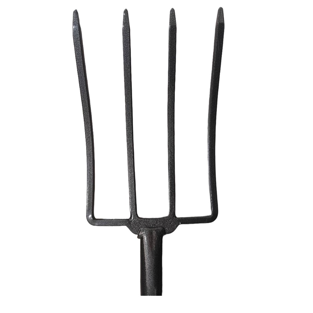 2x Saxon 100cm D Handle All Steel Fork SS594