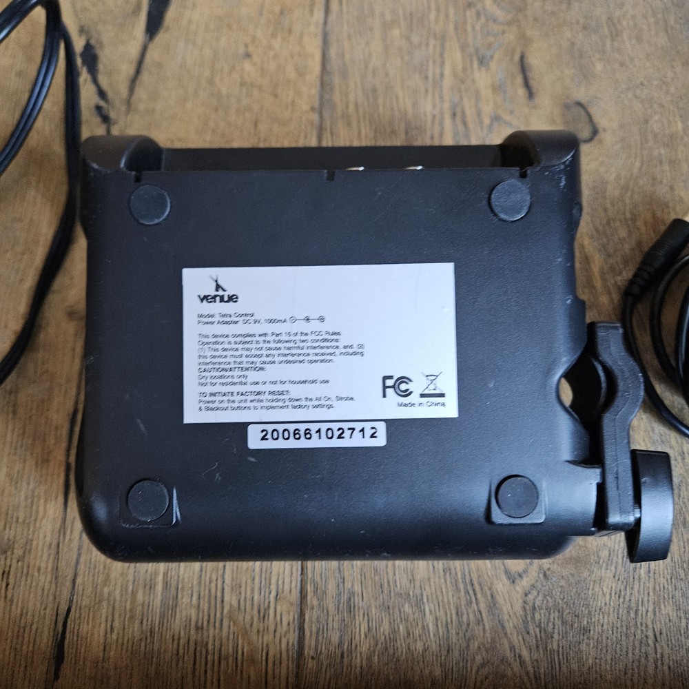 Venue Tetra Control Intuitive DMX Controller & Footswitch Black