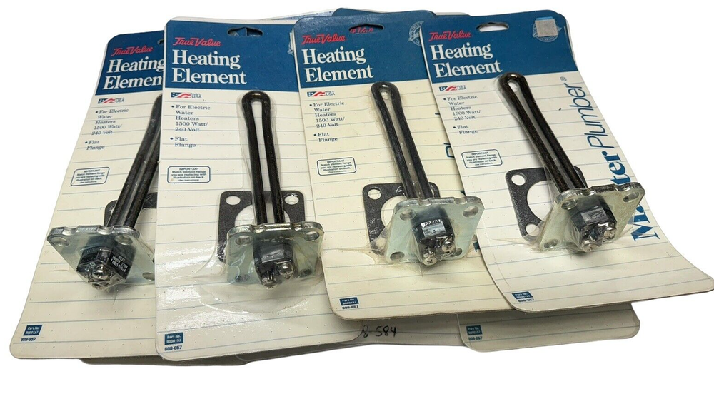 Master Plumber 9000157 Electric Water Heating Element, 1500 Watt, 240V, 9224