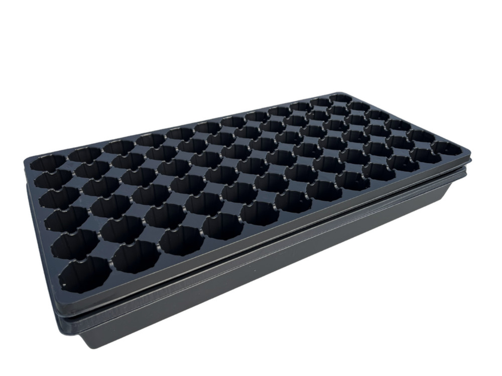72 count seed starting tray with clear dome.