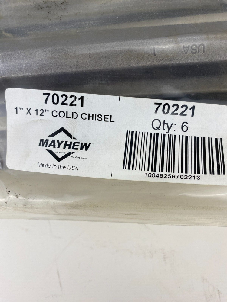 Mayhew 70221 1" x 12" Cold Chisel