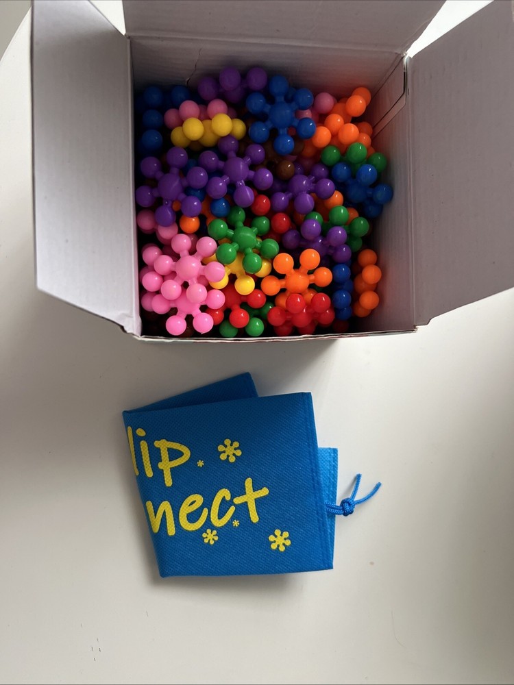 Clip Connect 100 Pieces Diameter 1.5", Interlocking Solid Plastic-Open BOX