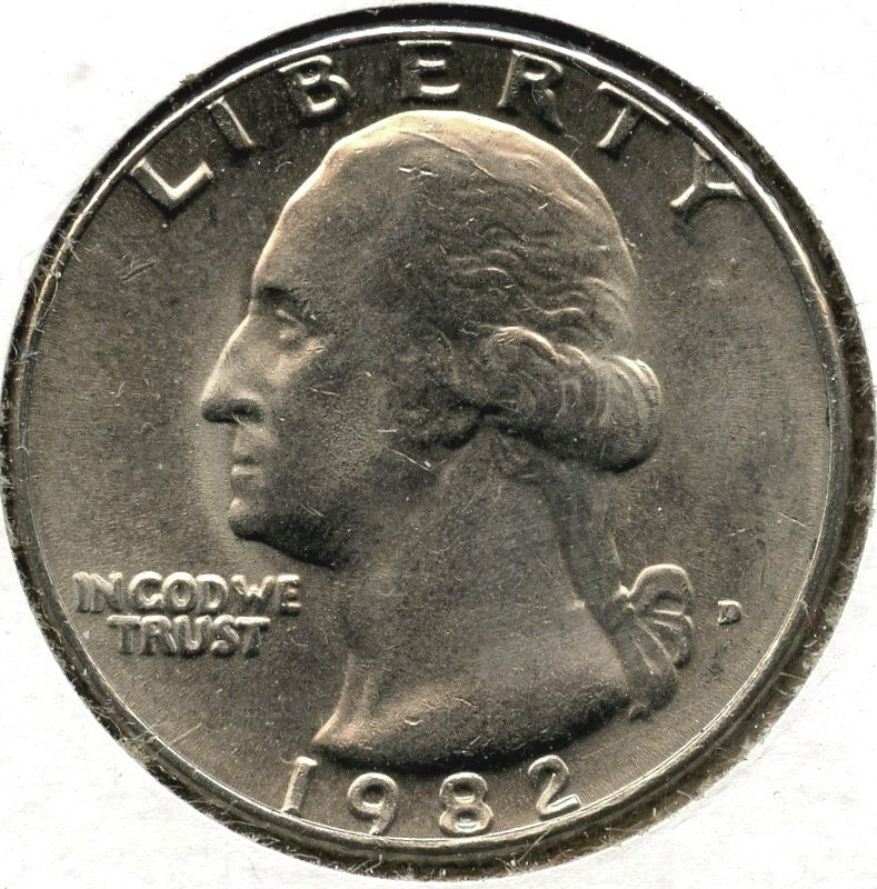 1982-D Washington Quarter - Uncirculated - Denver Mint - C741