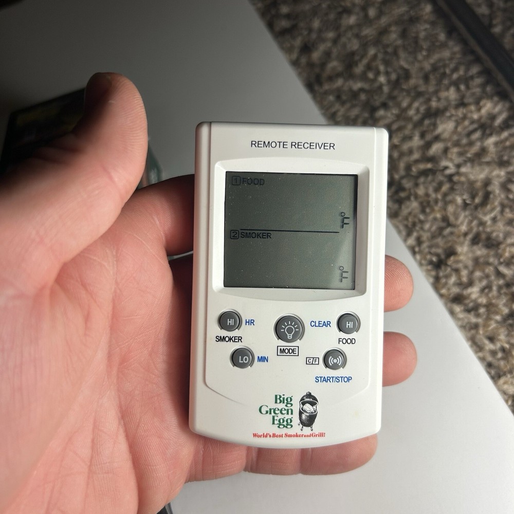 Big Green Egg Remote Smoker Meat Thermometer Temperature