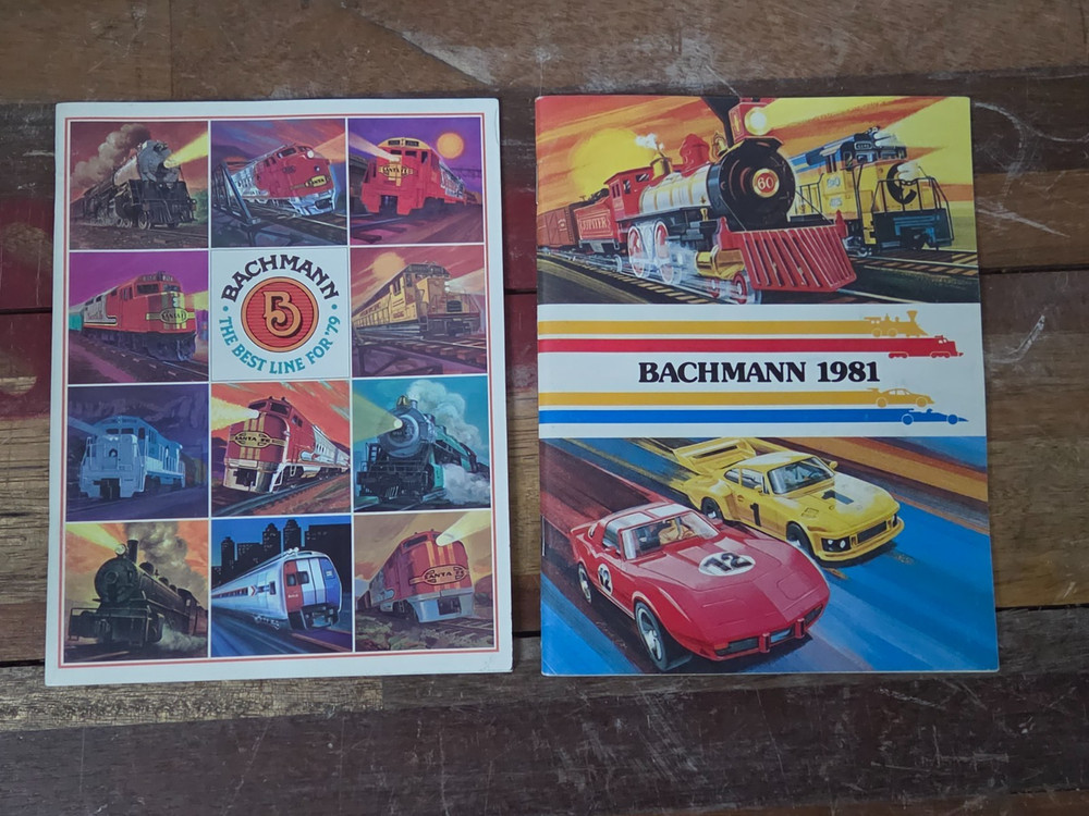 (2) Bachmann Catalogs 1979 and 1981