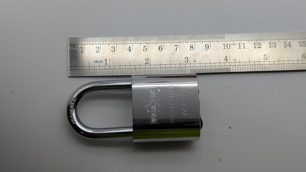 WAR LOK wl-8032b warlok Pad Lock with 2 Keys PADLOCK NEW READ