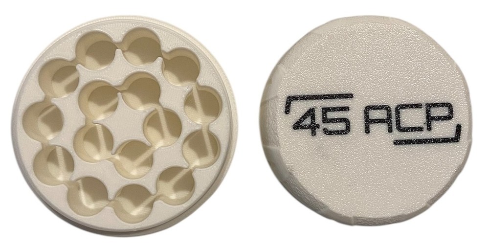 45ACP Pocket Ammo Container - Choose Color