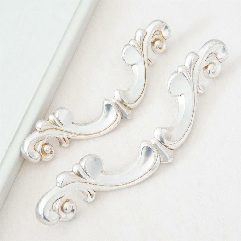 Shabby Chic Drawer Knobs Pulls Handles Antique Dresser Cabinet Handle Door Pulls