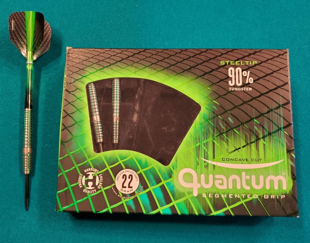 Harrows Quantum Concave Cut Steel Tip Darts 22g