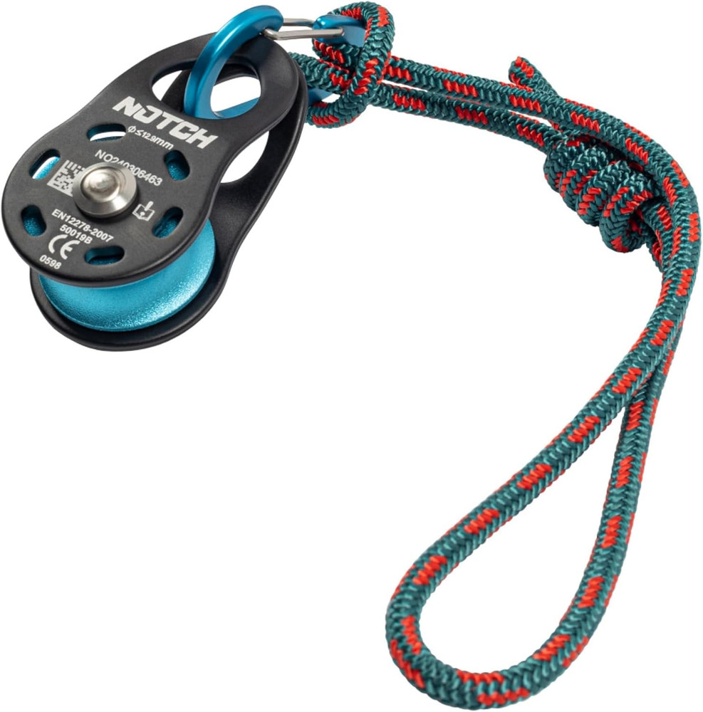 Micro Pulley Combo Includes Micro Pulley, Micro Carabiner & 5Mm Accessory Cord,