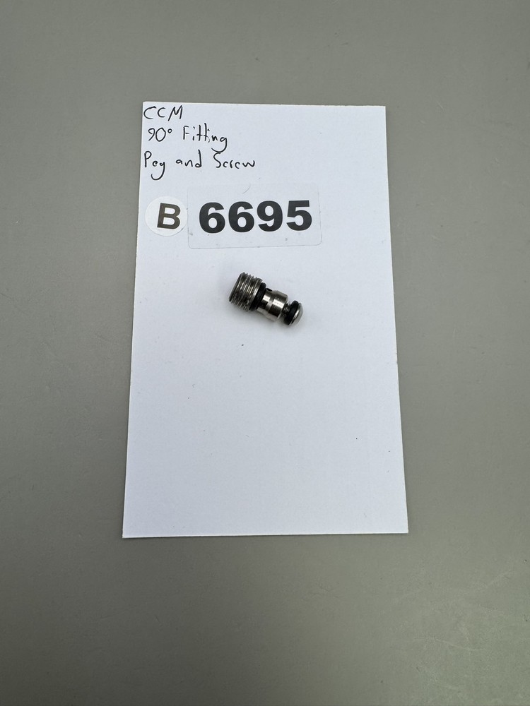 CCM 90 Degree Fitting Plug and Screw