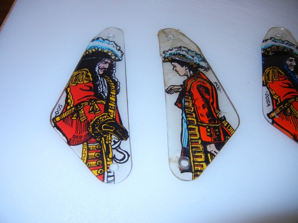 Data East Hook Pinball Slingshot Plastics - Used
