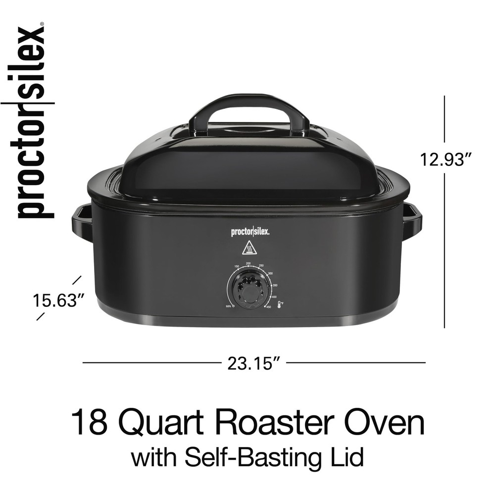 Proctor Silex 24-Pound Electric Roaster Oven with Variable Temperature Control,