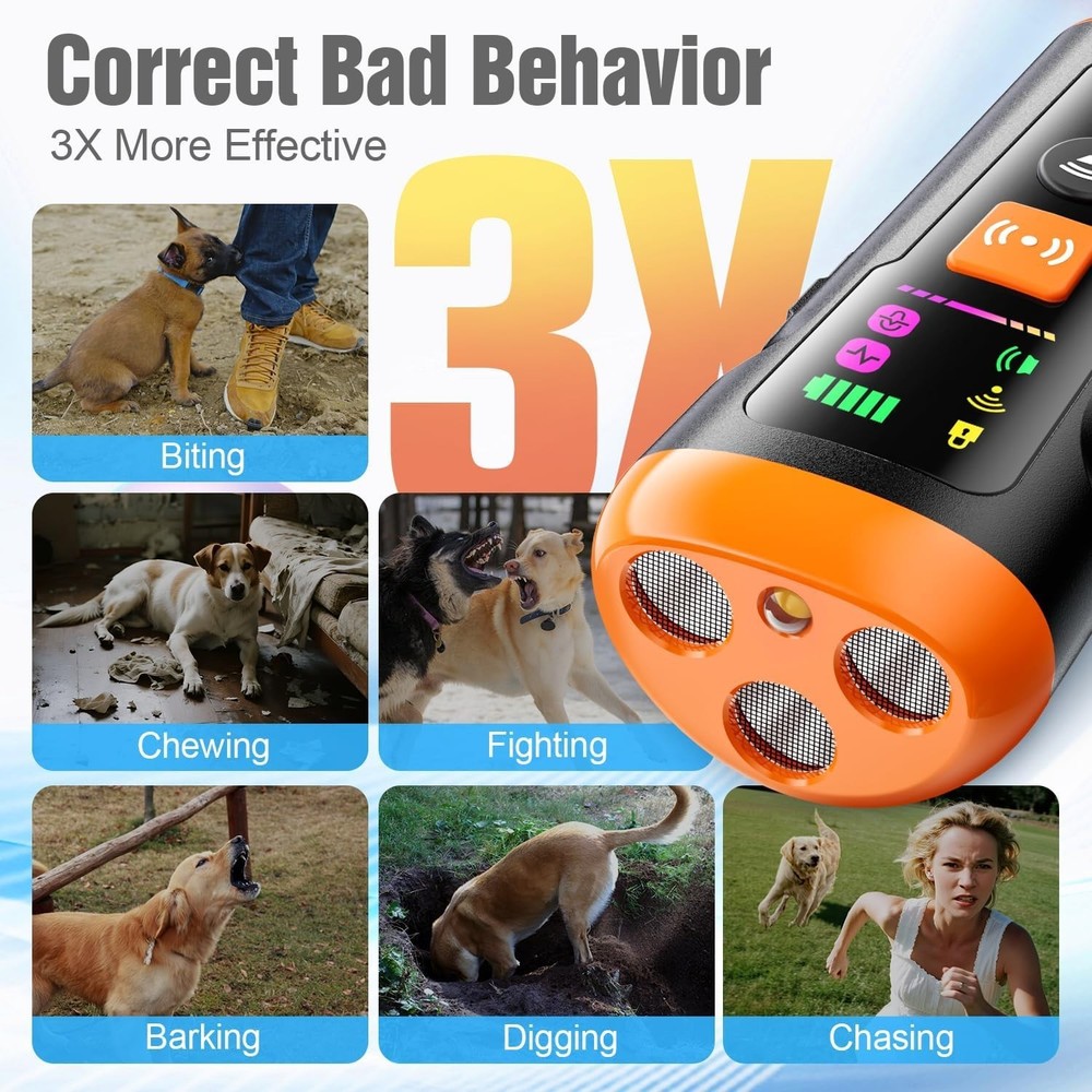 Ultrasonic Anti Bark Dog Training Device