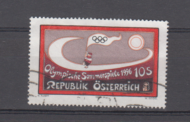 AUSTRIA :  1996 - USED  - SCOTT #  1707  OLYMPICS