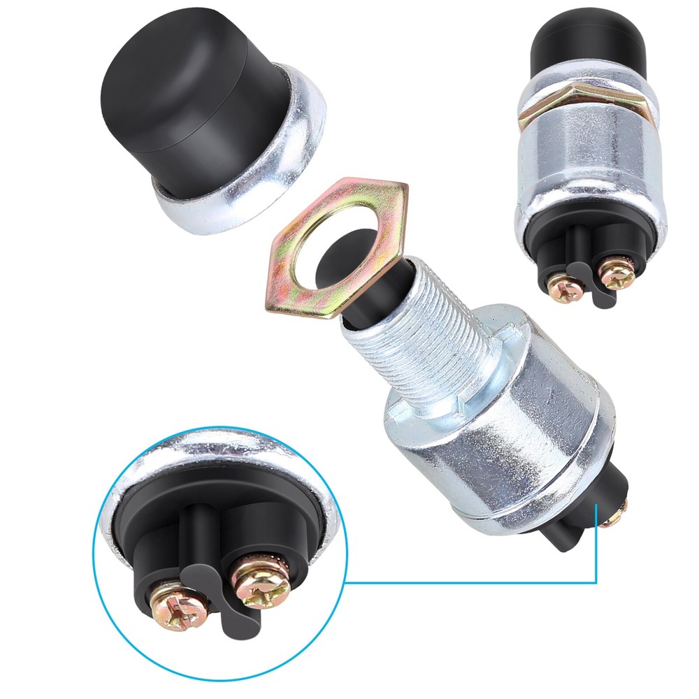 Waterproof Switch Push Button Horn Engine Start Starter For Car Boat Track 12V