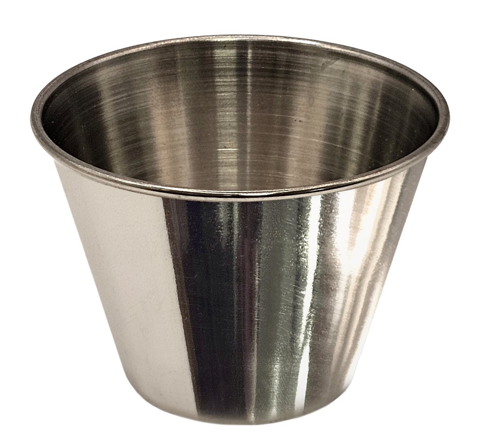 Home Brew Ohio Stainless Steel Sauce Cup 8cm (Ramekin) 5 Pack