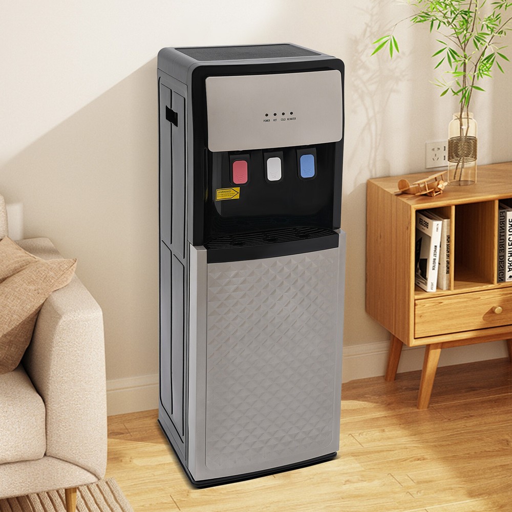 Bottom Loading Water Cooler Dispenser With Safety Lock 3 Temperature Settings