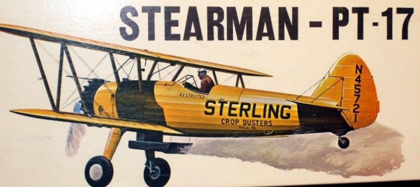 Sterling PT-17 PLAN & PATTERNS + DECALS to Build a 32" UC Scale Model Airplane