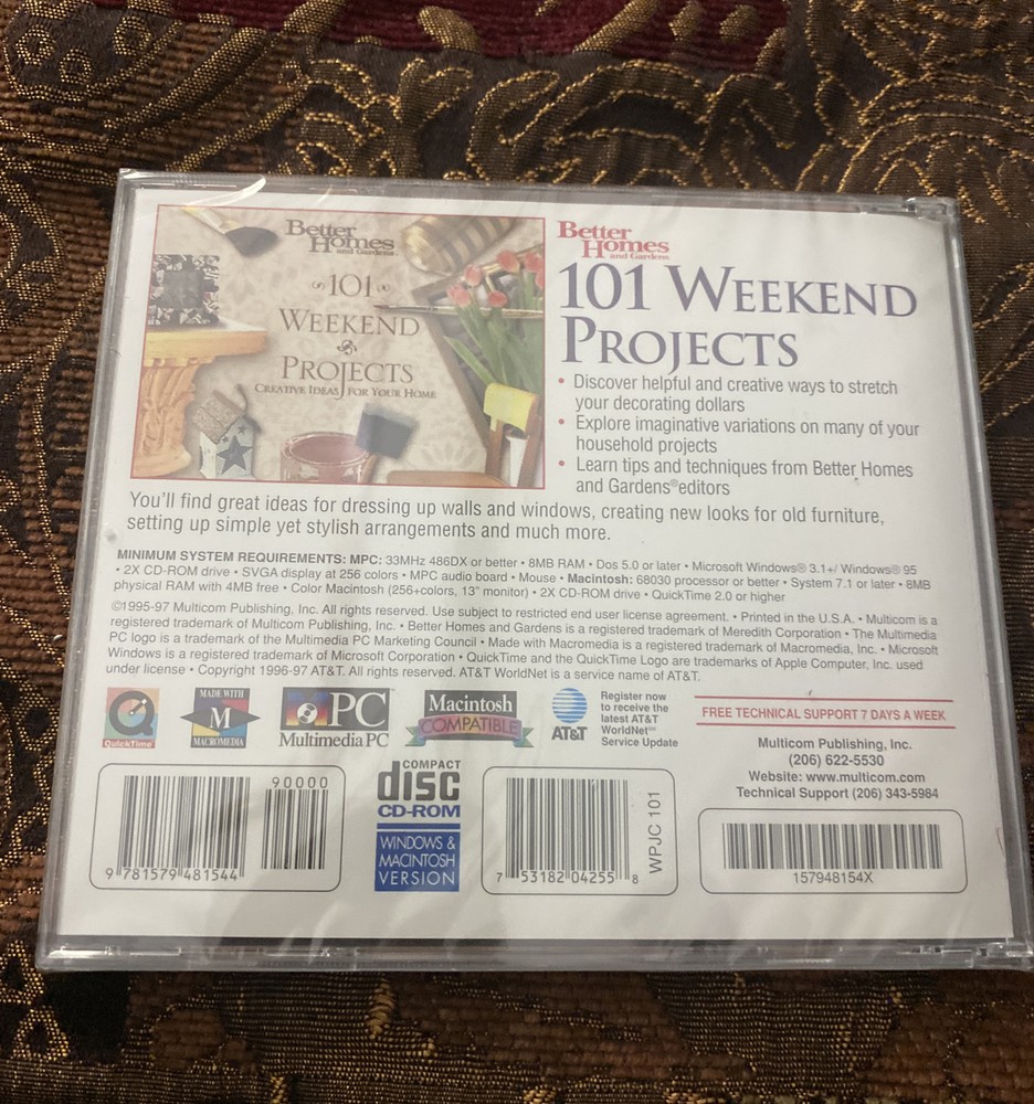 Better Homes And Gardens 101 Weekend Projects CD